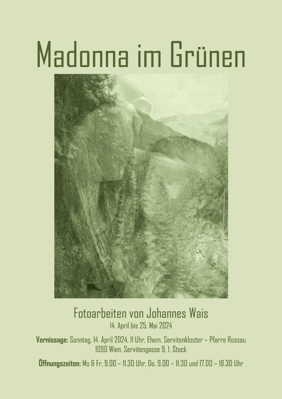 Madonna im Grünen Plakat